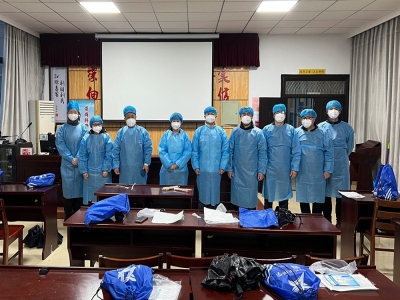 The anti-epidemic volunteer team of the company